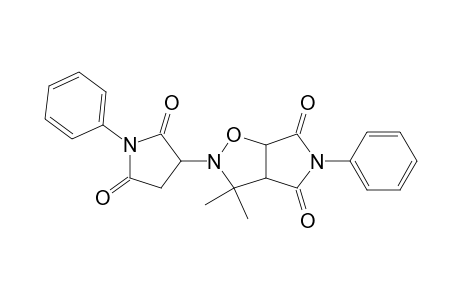 2H-Pyrrolo[3,4-d]isoxazole-4,6(3H,5H)-dione, 2-(2,5-dioxo-1-phenyl-3-pyrrolidinyl)dihydro-3,3-dimethyl-5-phenyl-