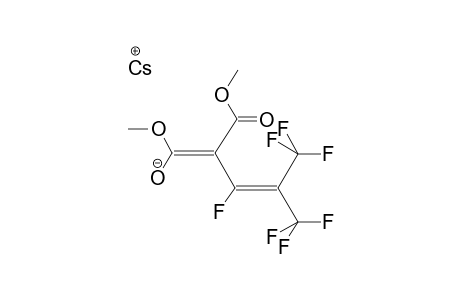 1,1-BIS(TRIFLUOROMETHYL)-3,3-BIS(METHOXYCARBONYL)ALLENE-CAESIUMFLUORIDE ADDUCT