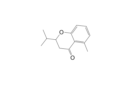 4H-1-Benzopyran-4-one, 2,3-dihydro-5-methyl-2-(1-methylethyl)-