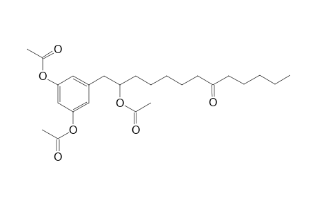 5-(2-ACETOXY-8-OXOTRIDECYL)-RESORCINOL-DIACETATE