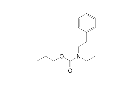 Carbonic acid, monoamide, N-(2-phenylethyl)-N-ethyl-, propyl ester