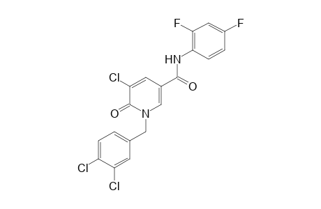 5-CHLORO-1-(3,4-DICHLOROBENZYL)-2',4'-DIFLUORO-1,6-DIHYDRO-6-OXONICOTINANILIDE