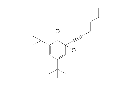 2,4-ditert-butyl-6-hex-1-ynyl-6-hydroxycyclohexa-2,4-dien-1-one