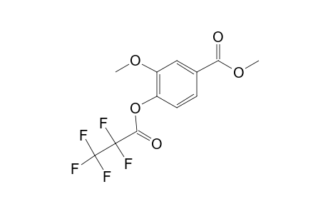 Methyl vanillate, pentafluoropropionate