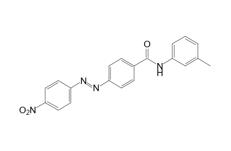 4-[(p-nitrophenyl)azo]-m-benzotoluidide