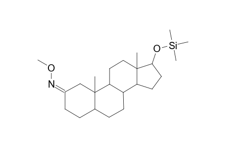 5.ALPHA.-ANDROSTAN-17.ALPHA.-OL-2-ONE(2-O-METHYLOXIME-17.ALPHA.-TRIMETHYLSILYL ETHER)