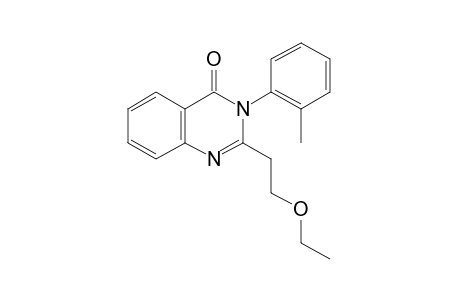 2-(2-ethoxyethyl)-3-o-tolyl-4(3H)-quinazolinone