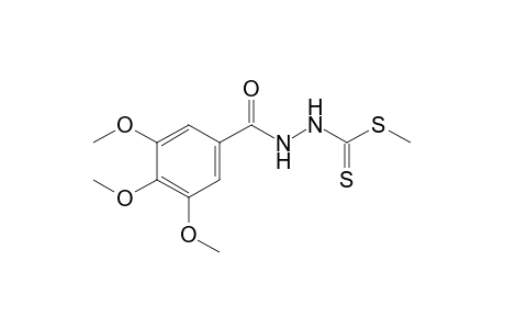 3,4,5-trimethoxybenzoic acid, 2-(dithiocarboxy)hydrazide, methyl ester