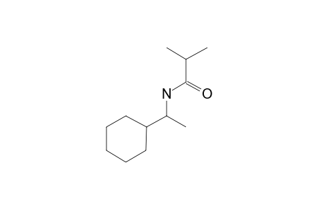 (S)-(+)-1-cyclohexylethylamine, N-(2-methylpropionyl)-