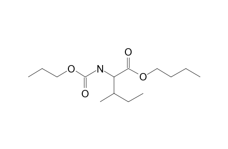 L-Isoleucine, N-propoxycarbonyl-, butyl ester