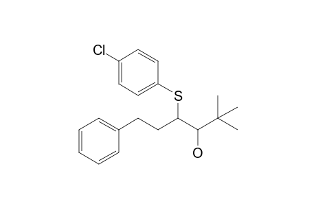 4-(p-Chlorophenylthio)-2,2-dimethyl-6-phenyl-3-hexanol