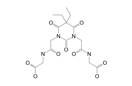 2,2'-[[2,2'-(5,5-DIETHYL-2,4,6-TRIOXODIHYDROPYRIMIDINE-1,3(2H,4H)-DIYL)-BIS-(ACETYL)]-BIS-(AZANEDIYL)]-DIACETIC-ACID