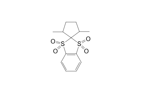 1,3-benzodithiole-1,1,3,3-tetraoxide-2-spiro-2',5'-dimethylcyclopentane