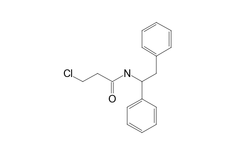 3-chloro-N-(1,2-diphenylethyl)propionamide