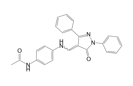 4'-{[(1,3-diphenyl-5-oxo-2-pyrazolin-4-ylidene)methyl]amino]acetanilide