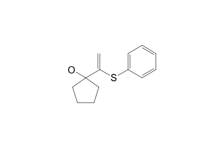 1-[1-(phenylthio)vinyl]cyclopentan-1-ol