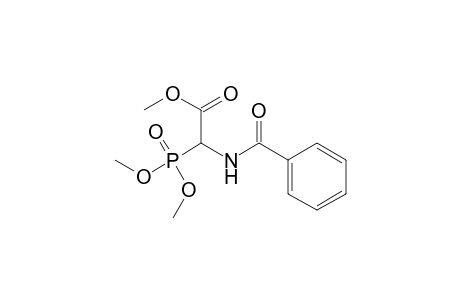 2-(benzoylamino)-2-dimethoxyphosphoryl-acetic acid methyl ester