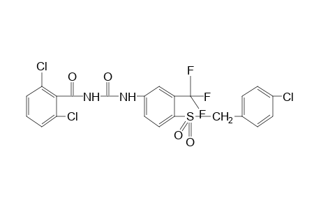 1-{4-[(p-CHLOROBENZYL)SULFONYL]-alpha,alpha,alpha-TRIFLUORO-m-TOLYL}-3-(2,6-DICHLOROBENZOYL)UREA