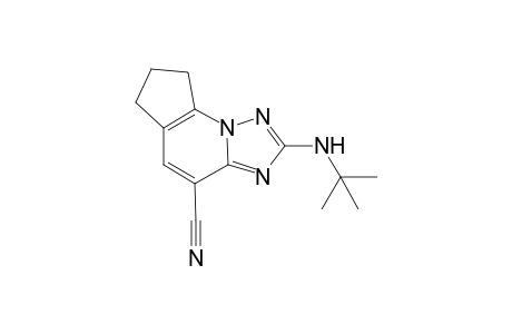 2-tert-Butylaminodihydrocyclopenta[1',2':5,6][1,2,4]triazolo[1,5-a]pyridine-8-carbonitrile