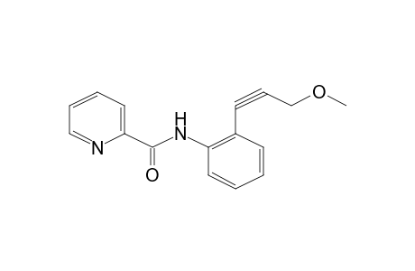 2-Pyridinecarboxamide, N-[2-(3-methoxy-1-propynyl)phenyl]-