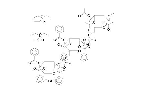 METHYL DI(2,3,4-TRI-O-BENZOYL-ALPHA-D-MANNOPYRANOSYLPHOSPHATE)-2,3,4-TRI-O-ACETYL-ALPHA-D-MANNOPYRANOSIDE, BIS(TRIETHYLAMMONIUM) SALT