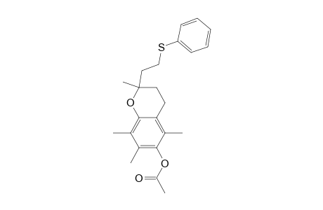 6-Acetoxy-2,5,7,8-tetramethyl-2-(2-phenylthioethyl)-3,4-dihydro-2h-1-benzopyran