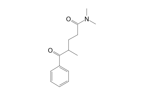 N,N-DIMETHY-4-METHYL-5-OXO-5-PHENYLPENTANAMIDE