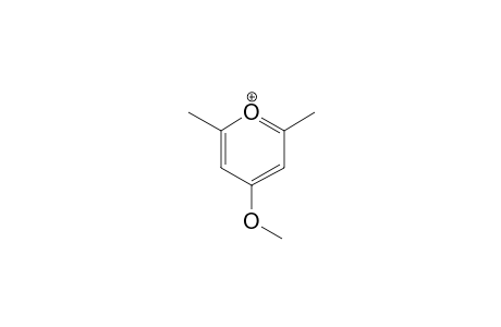 (2,6-dimethylpyran-4-ylidene)-methyloxidanium