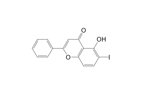 5-Hydroxy-6-iodo-2-phenylchromone