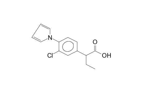 2-[3-CHLORO-4-(1-PYRRYL)PHENYL]BUTYRIC ACID