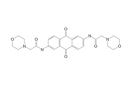 2-(4-morpholinyl)-N-[6-[[2-(4-morpholinyl)-1-oxoethyl]amino]-9,10-dioxo-2-anthracenyl]acetamide