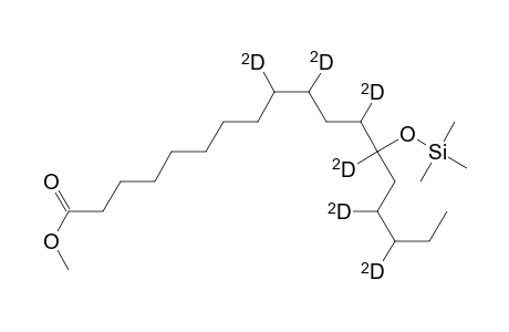 Methyl 13-(trimethylsilyloxy)-9,10,12,13,15,16-Hexadeuteriooctadecanoate