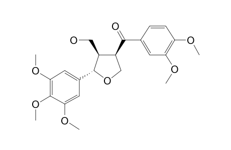 (3,4-dimethoxyphenyl)-[(3R,4R,5S)-4-(hydroxymethyl)-5-(3,4,5-trimethoxyphenyl)-3-oxolanyl]methanone