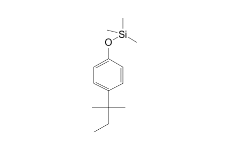 4-Tert-amylphenol, tms derivative