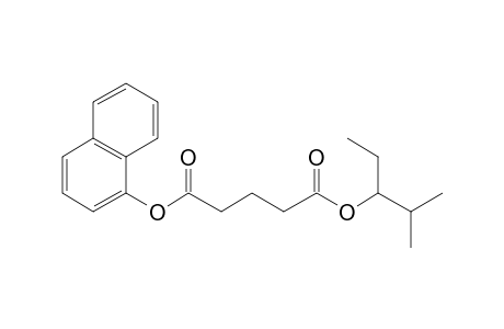 Glutaric acid, 2-methylpent-3-yl 1-naphthyl ester