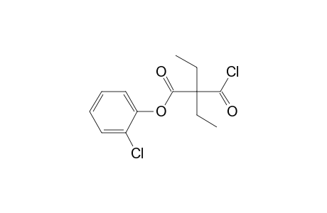 Diethylmalonic acid, monochloride, 2-chlorophenyl ester