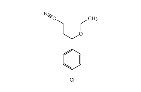 4-(p-chlorophenyl)-4-ethoxybutyronitrile