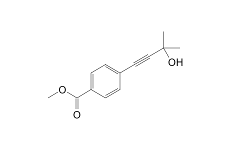 p-(3-hydroxy-3-methyl-1-butynyl)benzoic acid, methyl ester