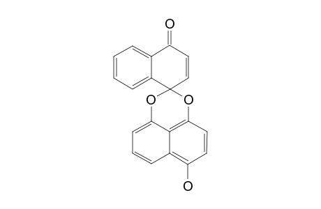 1-Oxo-1,4-dihydronaphthalene-4-spiro-{2'-naphtho[4''-hydroxy-1'',8''-de]-(1',3')-dioxin