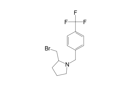2-(bromomethyl)-1-[4-(trifluoromethyl)benzyl]pyrrolidine