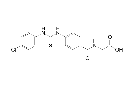 p-[3-(p-chlorophenyl)-2-thioureido]hippuric acid