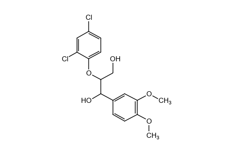2-(2,4-dichlorophenoxy)-1-(3,4-dimethoxyphenyl)-1,3-propanediol