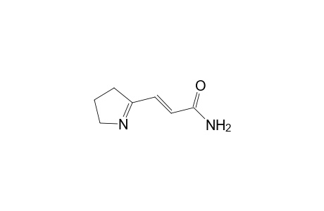 2-Propenamide, 3-(3,4-dihydro-2H-pyrrol-5-yl)-, (E)-