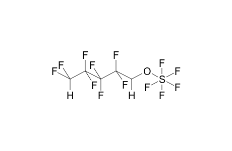 1,1,5-TRIHYDROPERFLUOROPENTYLOXYSULPHUR PENTAFLUORIDE