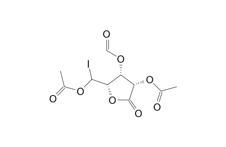 1,4-Di-O-acetyl-3-O-formyl-1-iodo-D-arabinopyranurono-5,2-lactone