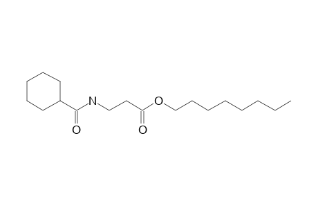 .beta.-Alanine, N-cyclohexylcarbonyl-, octyl ester