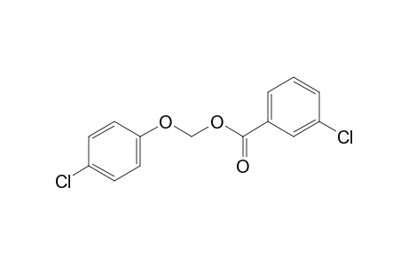 (p-chlorophenoxy)methanol, m-chlorobenzoate