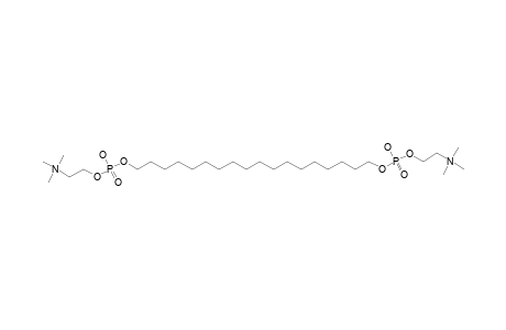 1,18-BIS-[([(TRIMETHYLAMMONIUM)-ETHOXY]-PHOSPHINYL)-OXY]-OCTADECANE