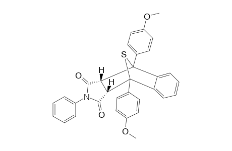 ENDO-1,2,3,4-TETRAHYDRO-1,4-BIS-(METHOXYPHENYL)-N-PHENYL-1,4-EPI-THIONAPHTHALENE-2,3-DICARBOXIMIDE