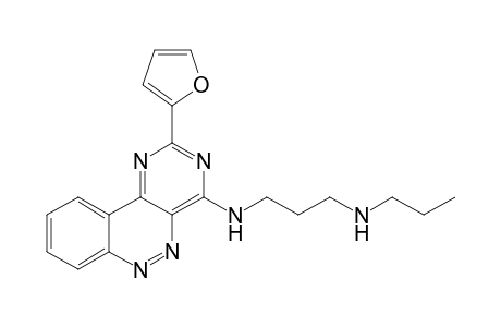 N-[2-(2-Furyl)pyrimido[5,4-c]cinnolin-4-yl]-N'-propylpropane-1,3-diamine